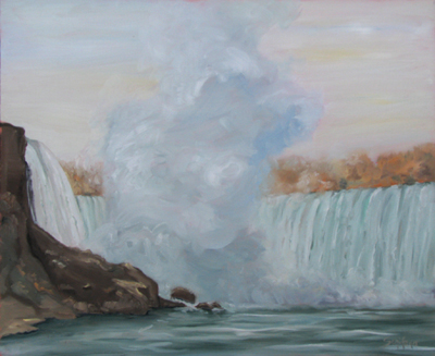 Niagara Horseshoe or, Canadian falls, plume, 