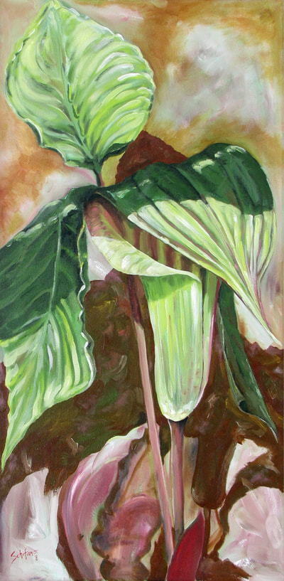 jack in the pulpit, leaves of three, irony title